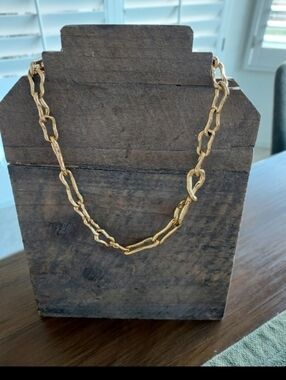 Missoma Gold Chunky Link Necklace Elegant Statement Chain With Bag,❤️NWOT